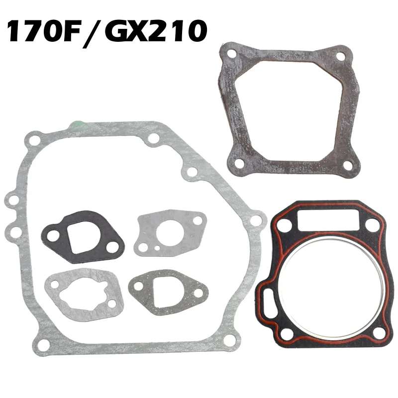 GX160 GX200 168F/170F 2-3KW High Quality Engine Gasket Set for Generator Edging Machine