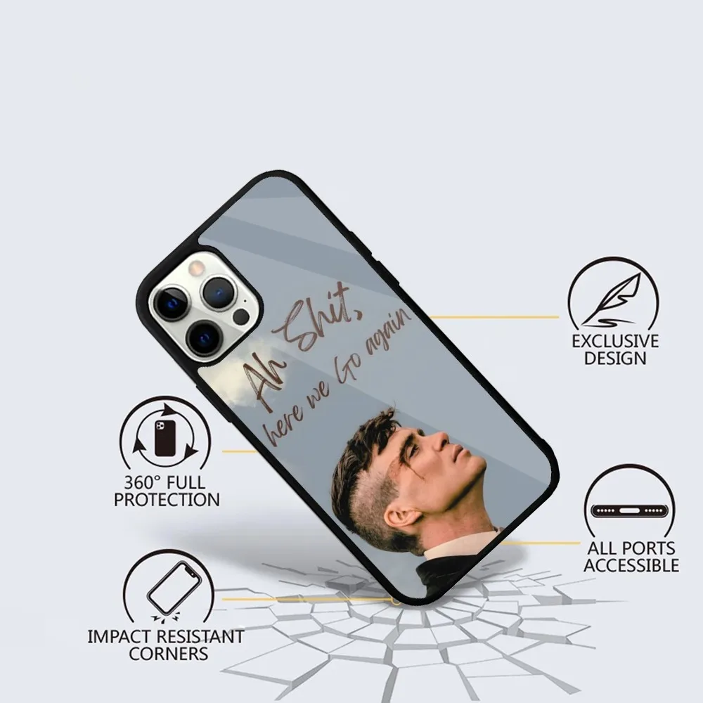 Thomas S-Shelby Peaky B-Blinders  Phone Case For iPhone 15,14,13,12,11,Plus,Pro,Max Mini Magsafe Magnetic Wireless Charging