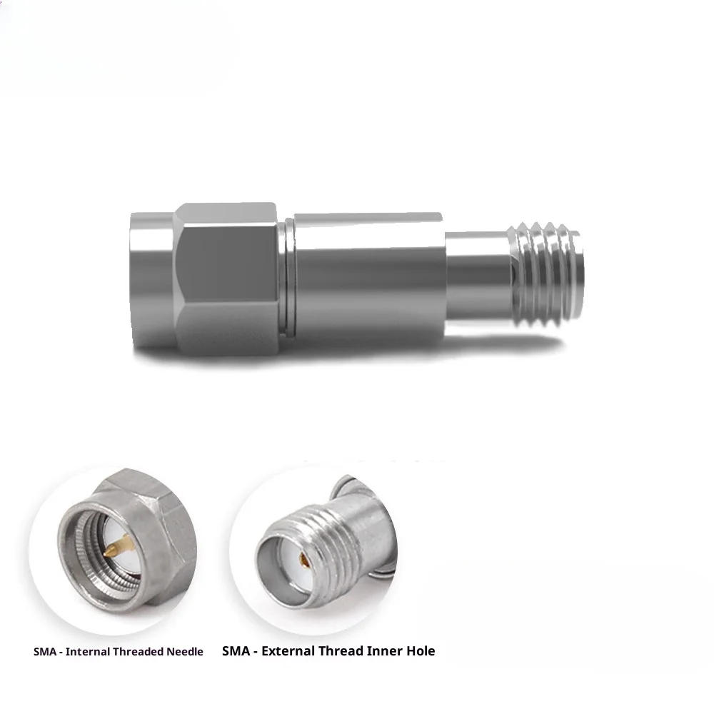 Attenuator Koaksial Tetap 2W6G SMA 0-18G Kepala RF Attenuator Jantan dan Betina