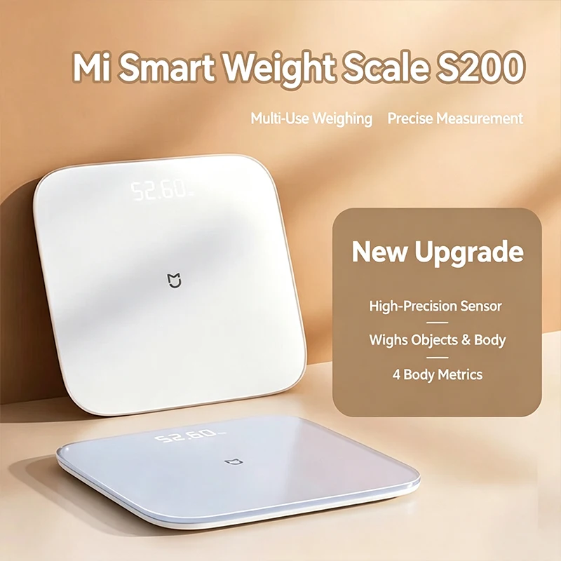 Xiaomi Mijia Body Scale S200 Home High-Precision Weight Loss Scale Smart Dual Platform Optional Long Battery Life