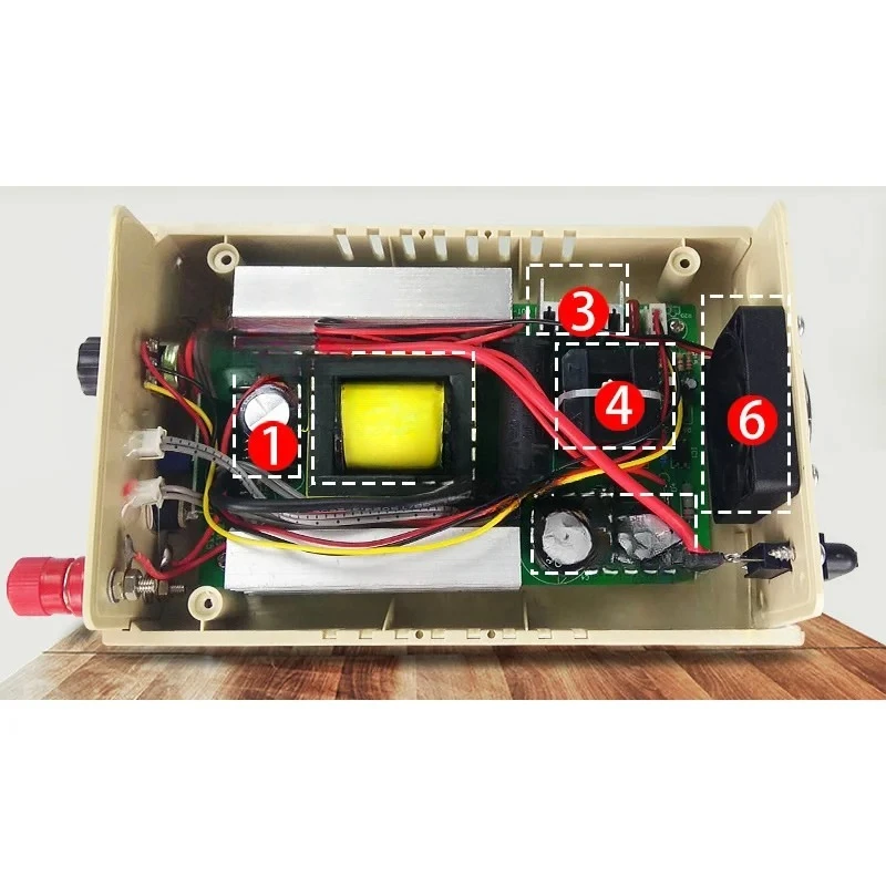 Power Saving Transformer Head SUSAN-735MP, 1200W Lithium Battery Power Battery Converter/Electronic Booster