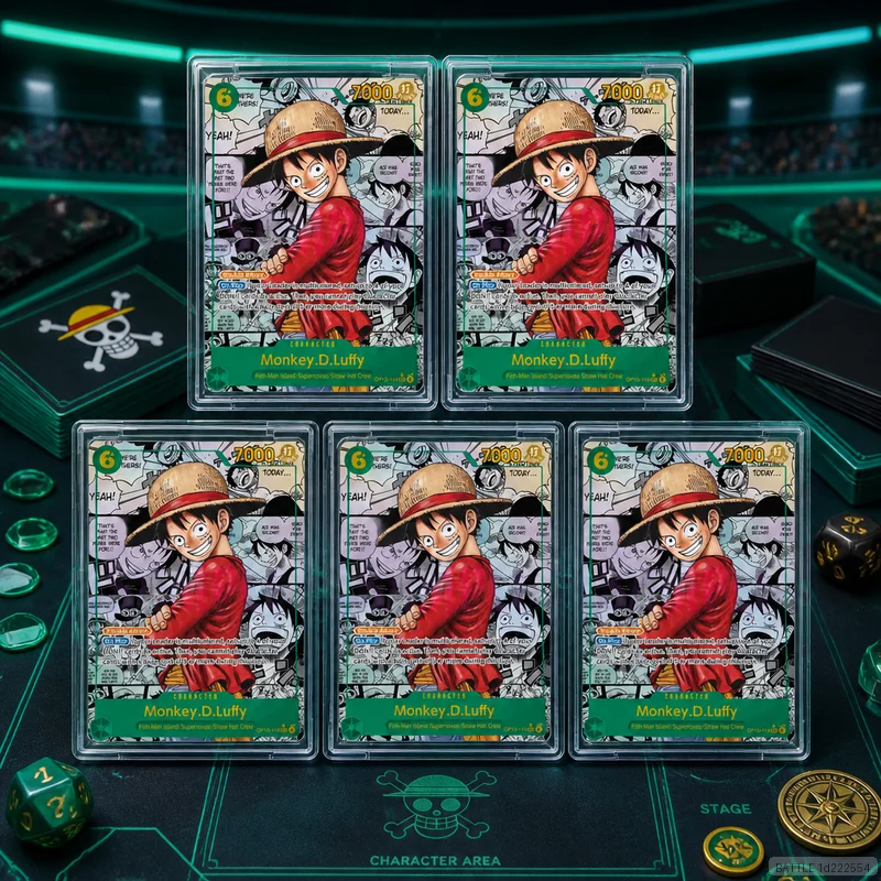 Monkey.D.Luffy OP13-118 en DIY Collection Cards Self Made Single Card Classic Game Anime Card Gift Toy 5PCS 10PCS Set
