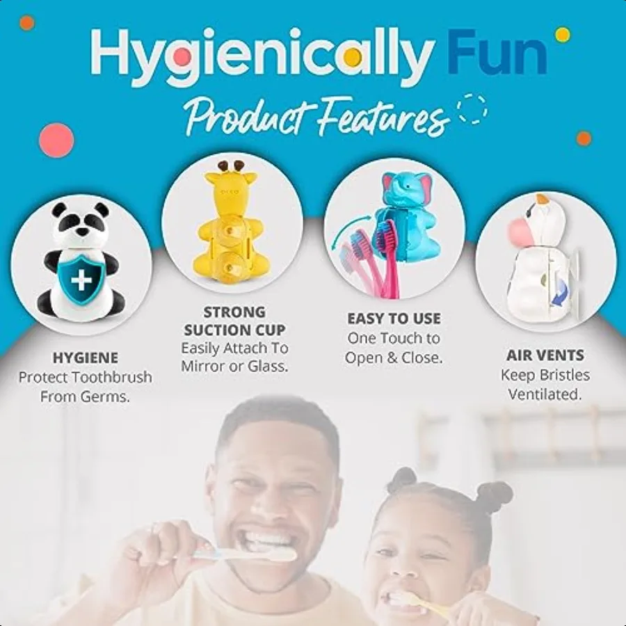 متعة الحيوان السلاحف غطاء فرشاة الأسنان حامل فرشاة الأسنان مع غطاء حامل فرشاة الأسنان للحمامات شفط كأس حامل فرشاة الأسنان