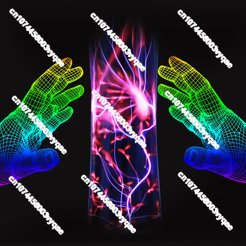 Voice Activated Small Waist Christmas Gift Glow Column Electronic Magic Lamp Ion Ball Induction Ball Lightning Ball