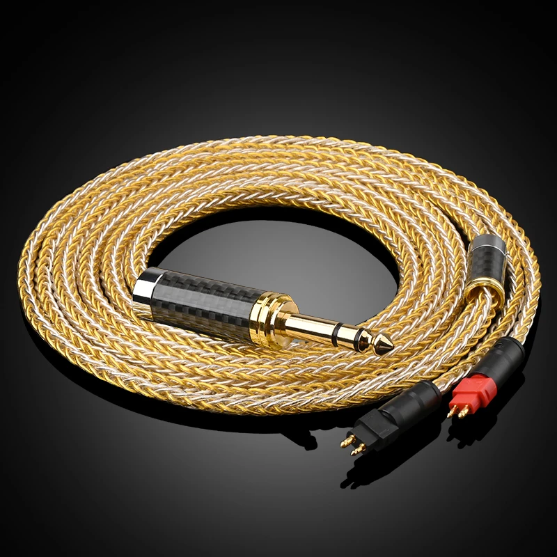ATAUDIO HiFi-Headset-Kabel, geräuschfrei, 7N OCC Core HD650 Kopfhörerkabel für HD650 HD600S HD600 HD25 HD580 6