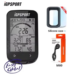 IGPSPORT-odómetro con GPS BSC100S para ciclismo, velocímetro con pantalla grande de 2,6 pulgadas, sensores de ordenador