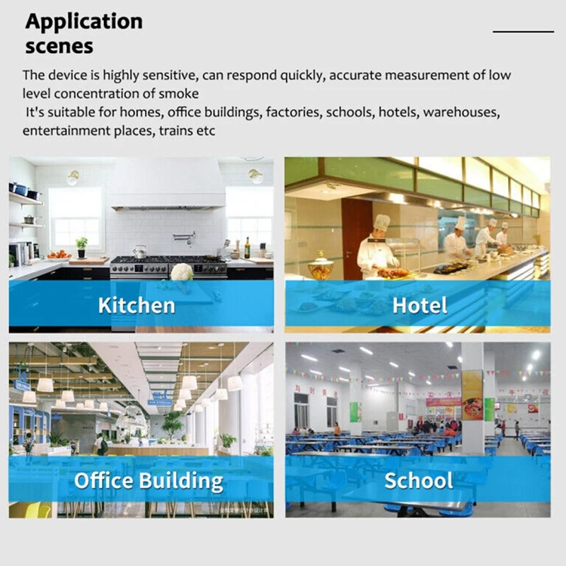 NEW Alarm Sensor Natural Gas Leak Detector LCD Tuya Smart Wifi Sensor Durable Easy Install Easy To Use