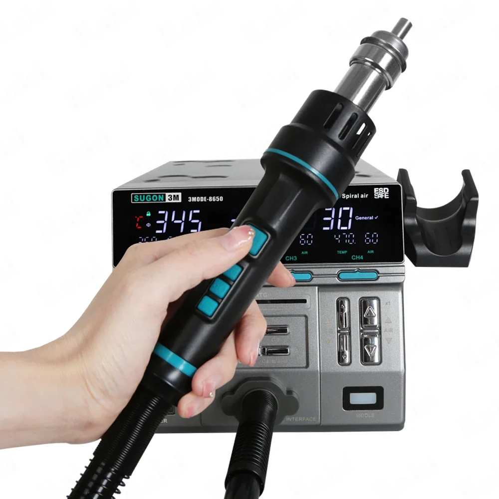 NEW 3 Mode SUGON 8650 Soldering Rework Station Hot Air Rework Station Blower Gun For Mobile repair