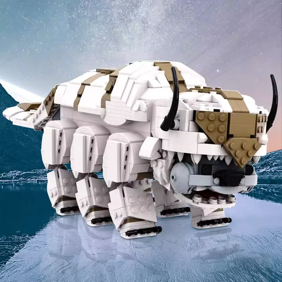 

Moc Sky Bison Appa анимация Airbending модель строительные блоки животное крупный рогатый скот кирпичный комплект комиксы персонажи детские подарки на день рождения