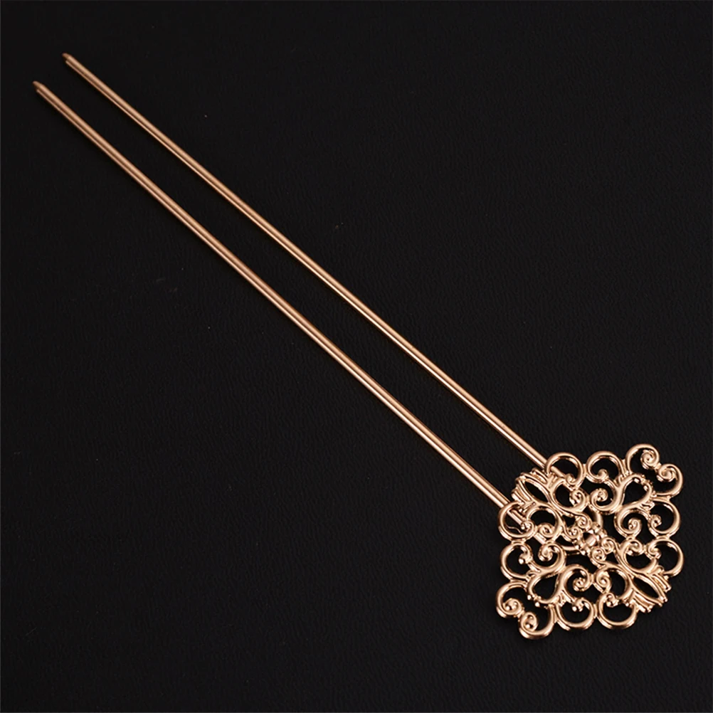 

4 Pcs Vintage Chinese Accessories Sticks Sticks For Buns For Long Hair for Buns Long Hair Hairpin Elegant Design