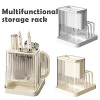 Multifunctional Chopstick Kitchen Knife Holder Stainless Chopping Countertop Racks Household Rack Steel Board Storage Stora V7e1