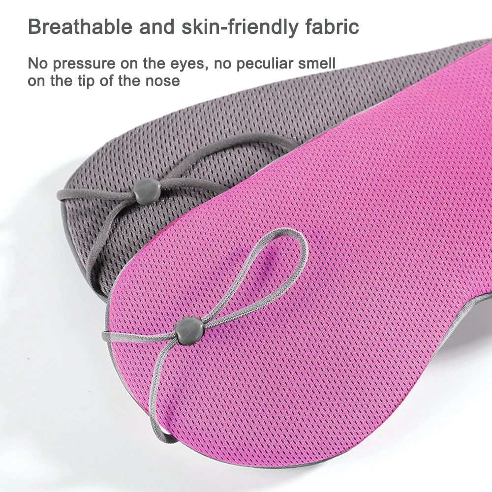 Universal Shading Sleep Aid Eye Face Mask Double-sided Sleeping Eye Mask Ventilation Lunch Break Eye Mask Breathable Eyeshade image 3