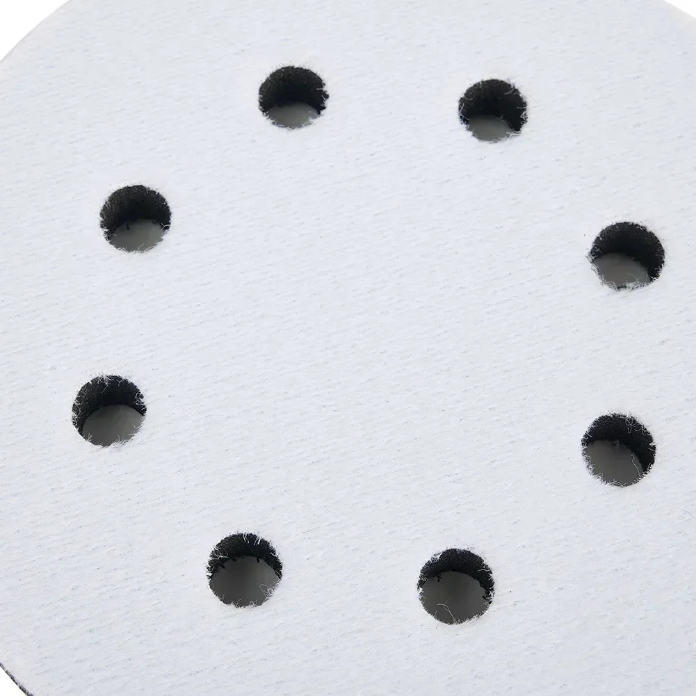 1 Pc 5 Inch 8 Holes San== Polishing Disc 125===m Soft Interface Hook And L======op Protective Pad Backing Pad For Bosch Sander