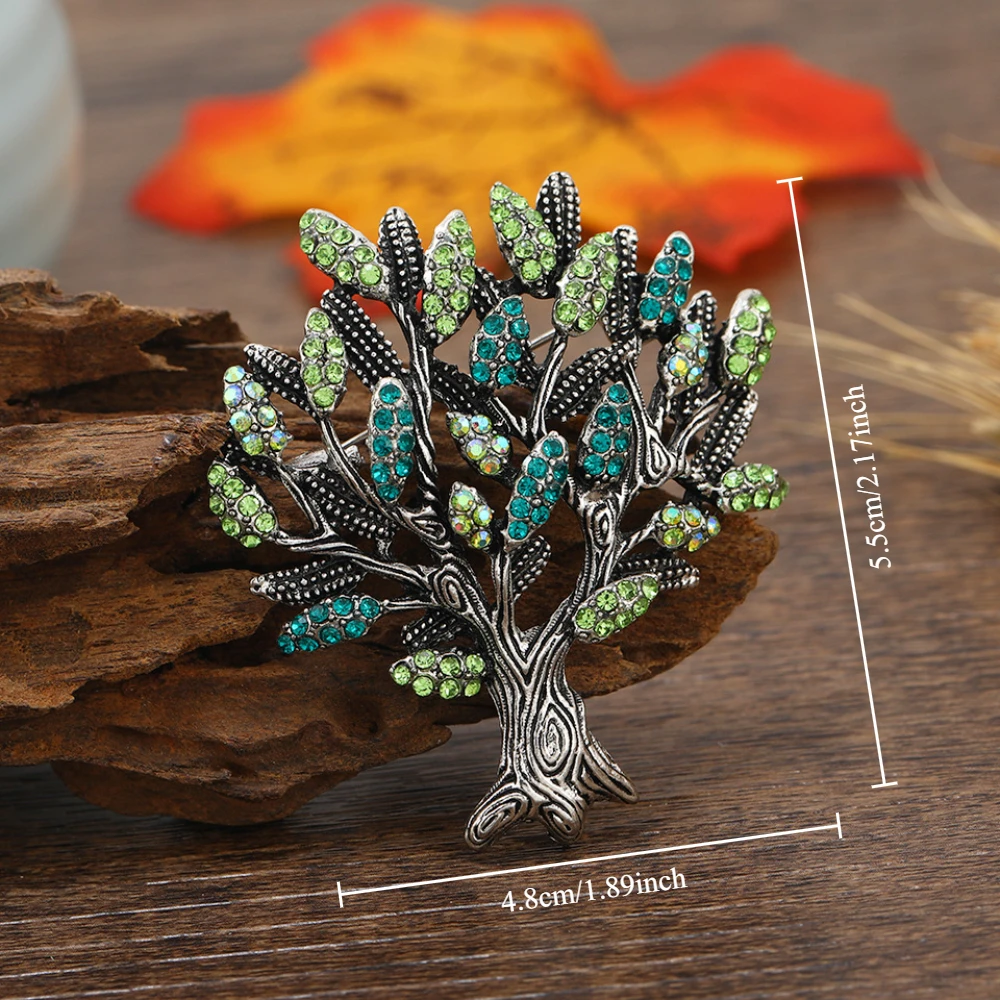Retro Tree of Life Brooch Exqu - đánh giá và giá Luxury Lifestyle Design