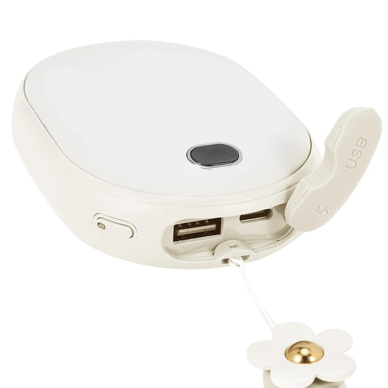 Грелка для рук Power Bank, мини-портативный источник, грелка для рук 5S, быстрый нагрев, двухсторонняя грелка для рук на зиму