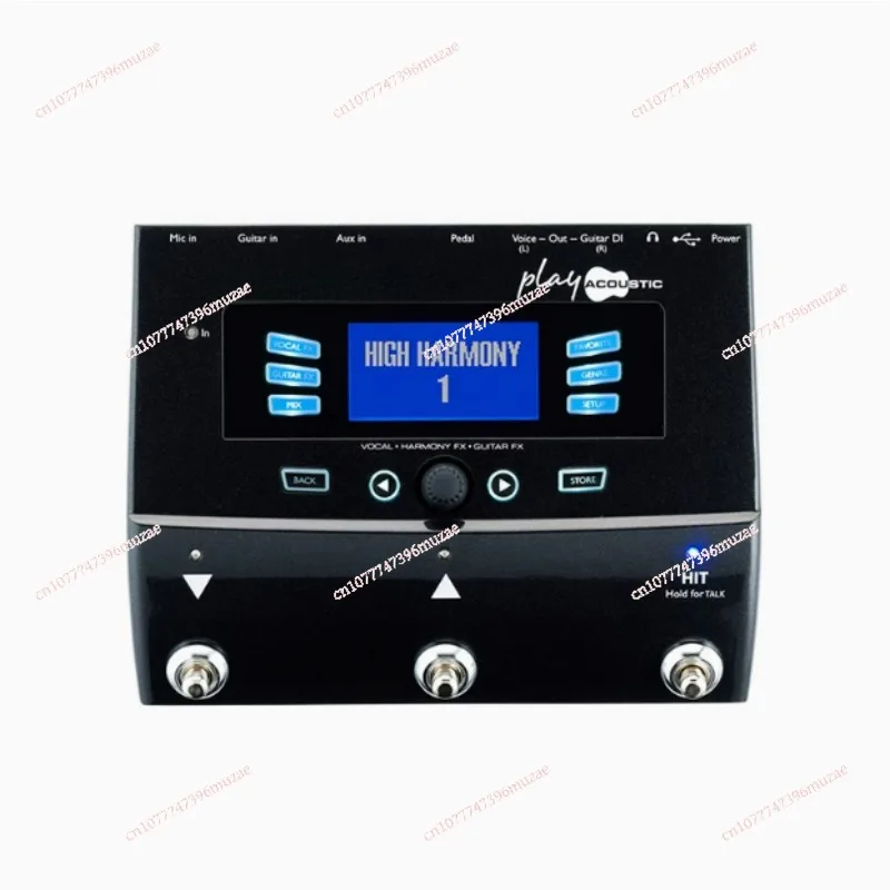 Play Acoustic Folk Electric Guitar Singing Vocal Effector