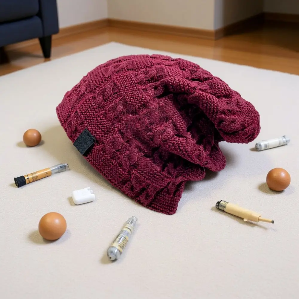 Soft Cable Knit Beanie Hat For BuxiYun Style Unisex Winter Warm Cap Slouchy Bonnet Casual Outdoor Daily Head Gear
