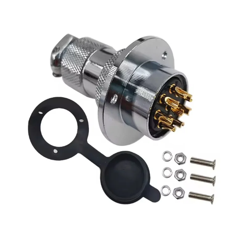 1Set Male Female GX25 Plug Cable Wire Panel Connector 2Pin 3Pin 4Pin 5Pin 6Pin 8Pin 12Pin Flange Aviation Circular Socket Plug