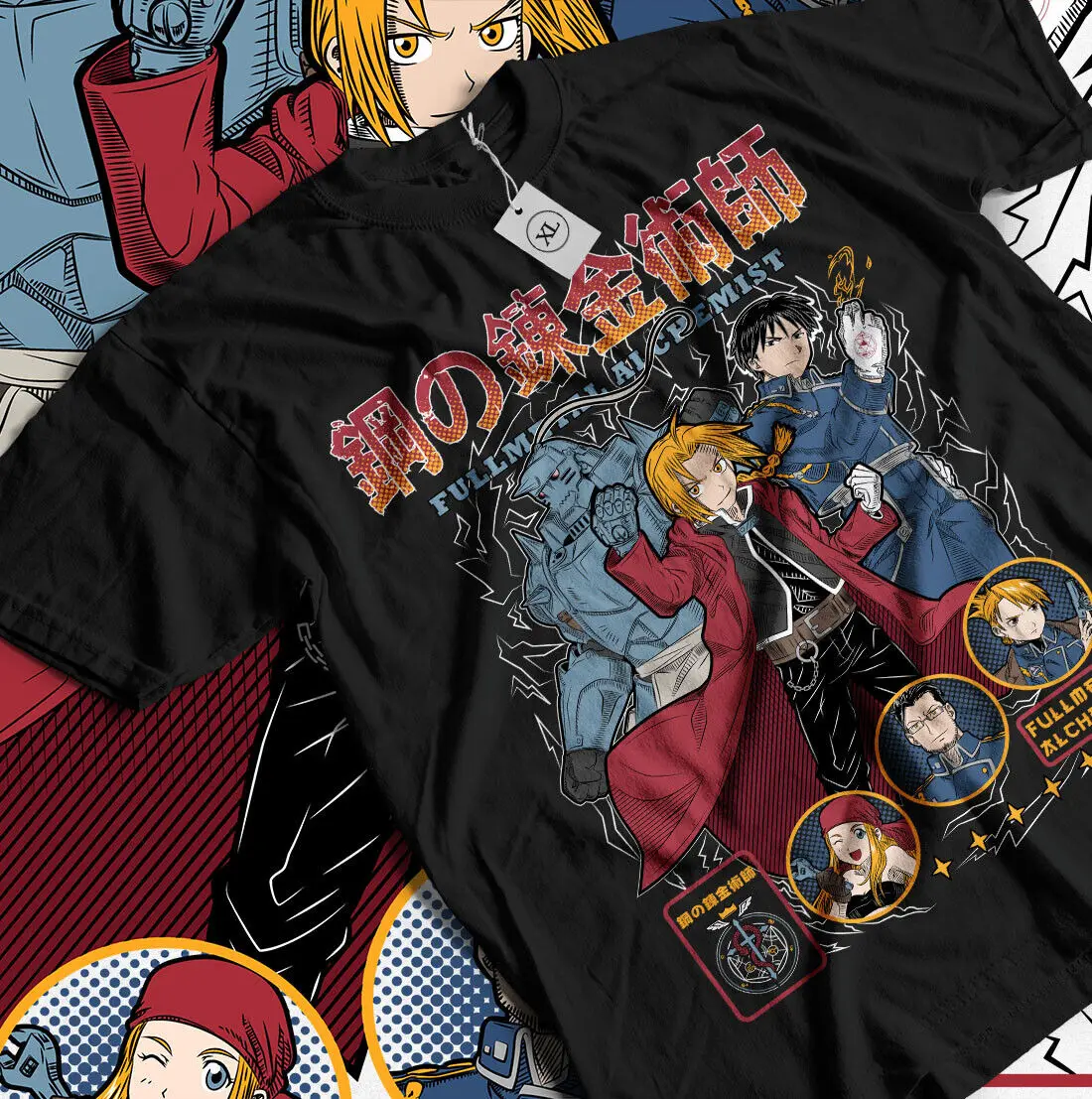 Fullmetal Alchemist T-Shirt Brotherhood Alphonse Elric Anime Gift Shirt All Size