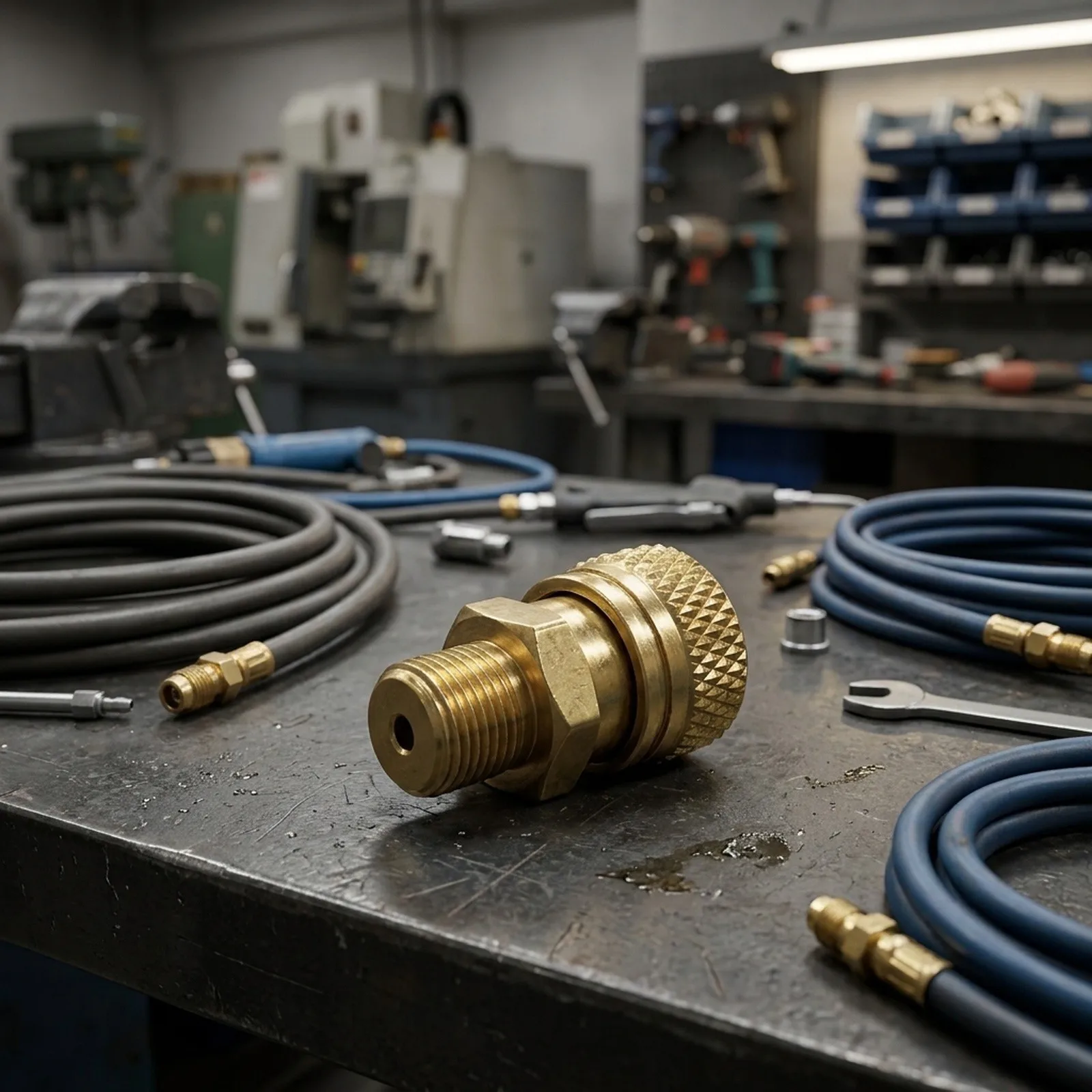 Reliable 8mm Connector Hose Fitting for m10 Female for Quick Disconnect for Use with High Pressure Gas and Inflatable Air