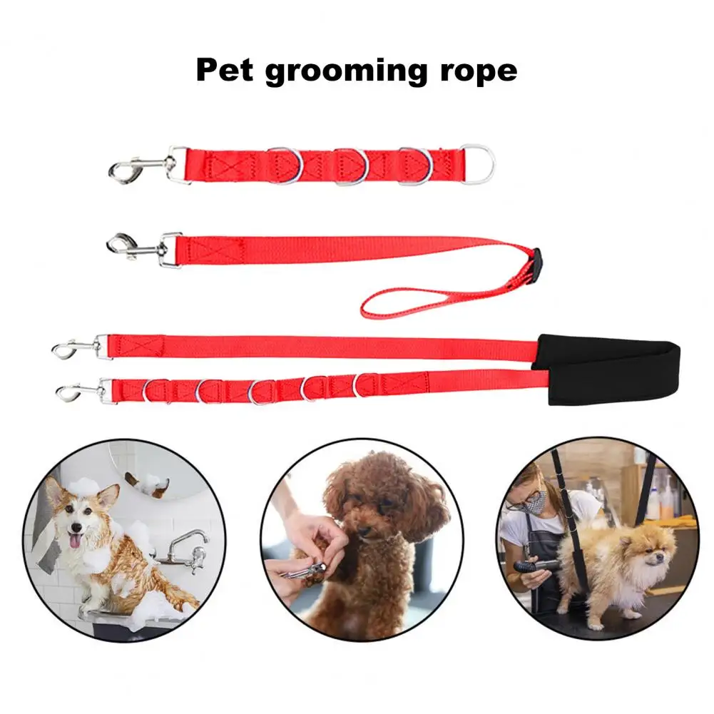 Pet Grooming Tool Pet Grooming Kit with Adjustable Extension Strap Multi-functional Grooming Rope Dog Leash for Bathing for Pets