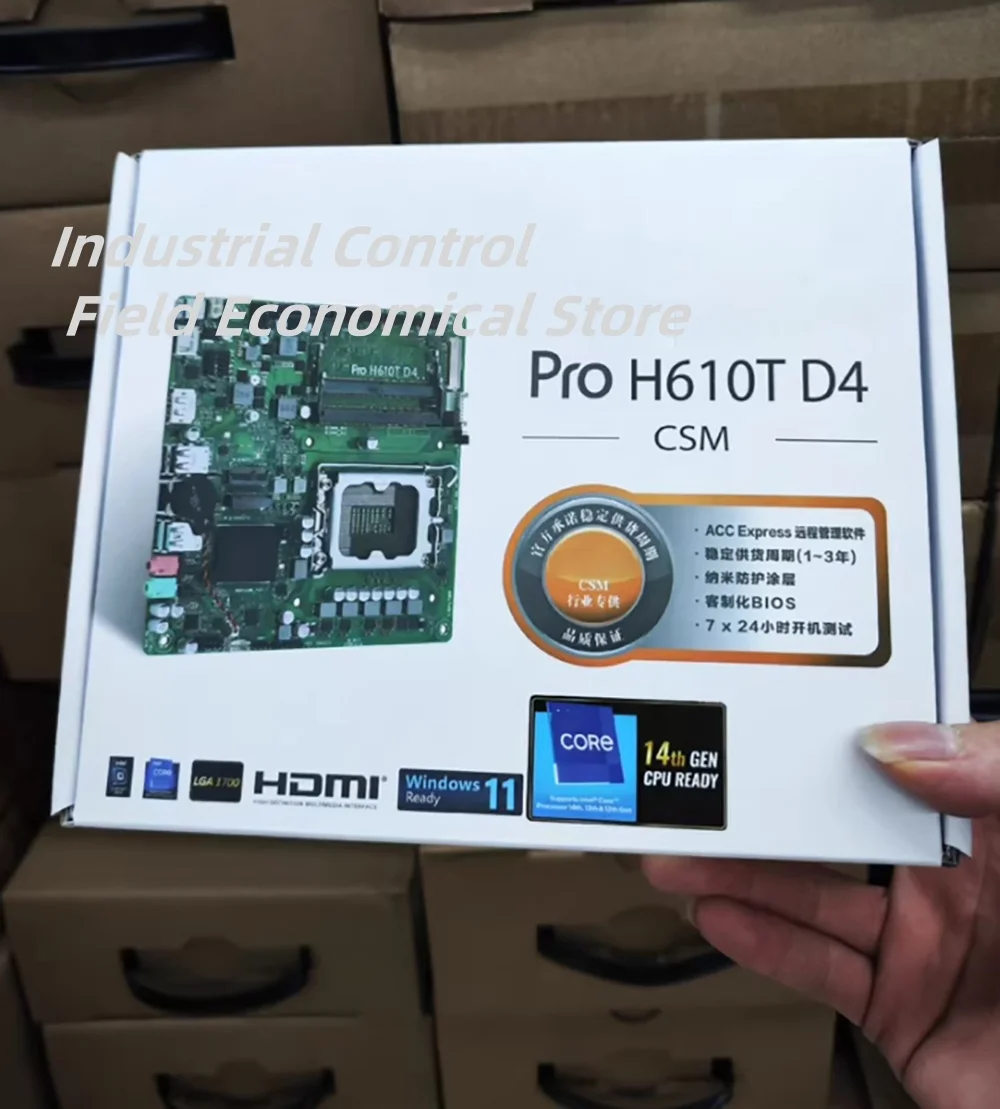 VOOR Asus PRO H610T D4 Moederbord