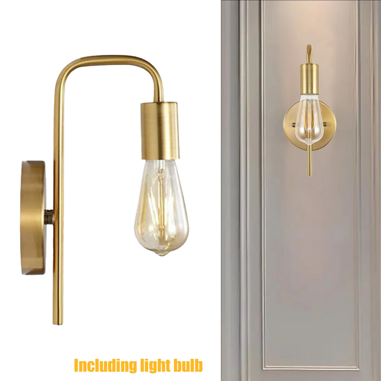 

Прикроватная лампа для спальни, настенный светильник, креативная гостиная, отель, коридор, балкон, настенный светильник для лестницы e26/27