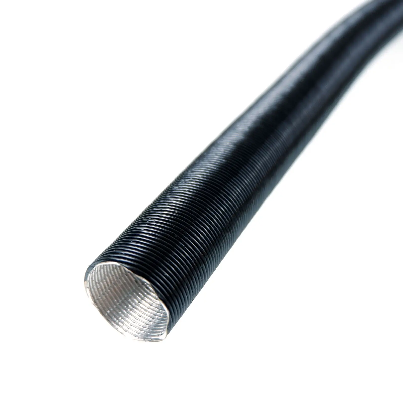 25mm Stretched Length 60cm Air Heater Duct Pipe Tube Hose Line Diesel Parking Heater Black For Webasto Eberspacher Propex