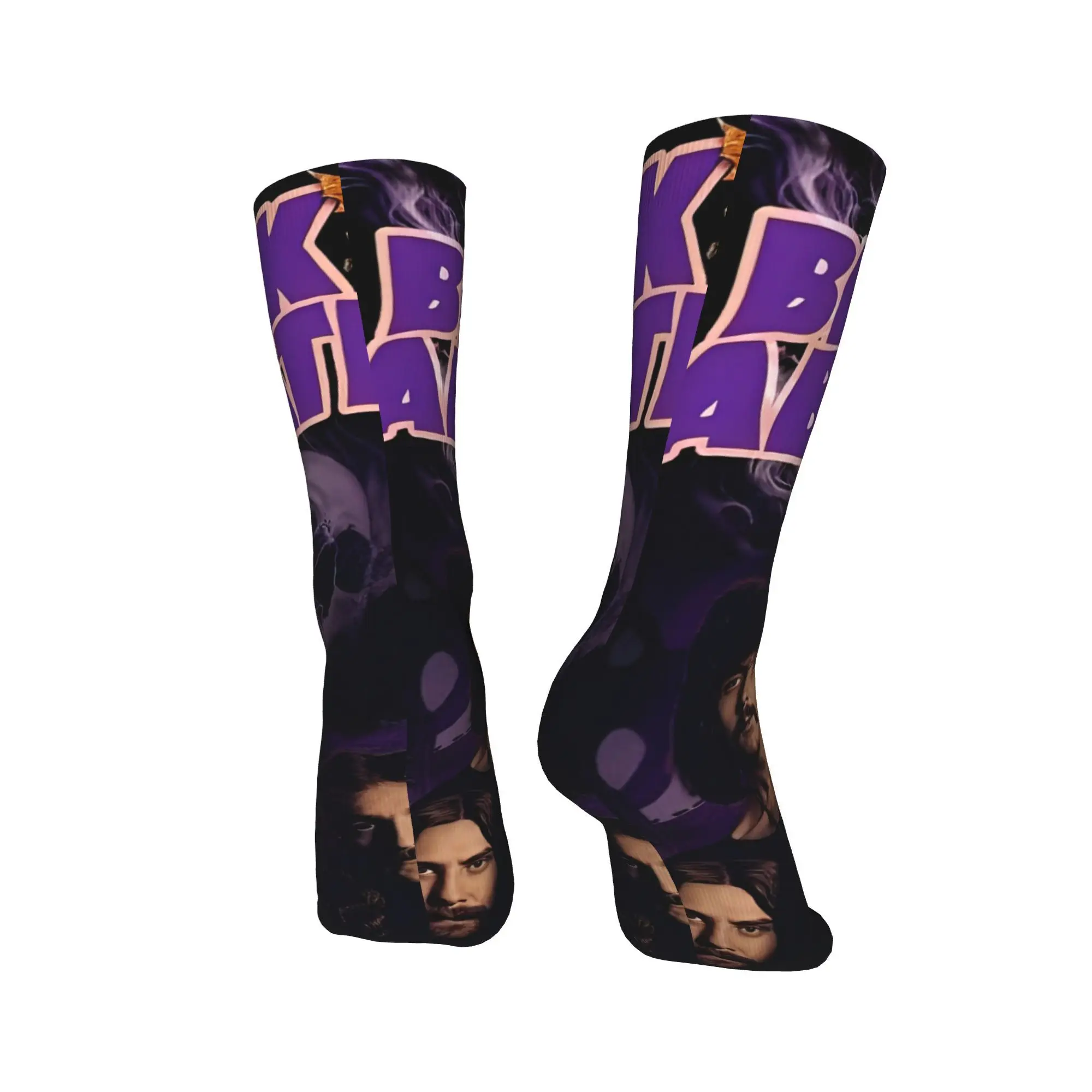 Black Sabbath Band 양말 디자인 스타킹 미끄럼 방지 남성용 양말 부드러운 통기성 가을 레저 등산 양말