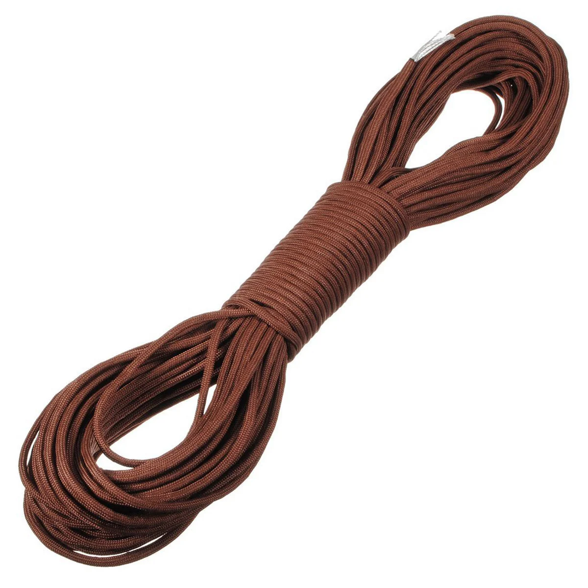 

31M 100Ft 550 Paracord Rope Brown 7 Strand Core 4Mm Diameter Heavy Duty Lanyard for Boot Laces Load Tie Down Emergency Survival