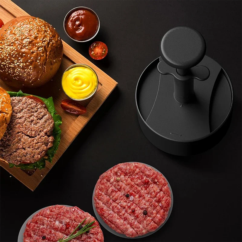 Hamburgerpresse Patty-Maker, Gefüllte Burger-Form für Rind- und Gemüse-Patties, Perfekt für BBQ & Hausgemachte Burger-Zubereitung – Detail 7