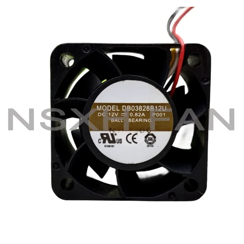 Brand New Original DB0382B12U 3.8CM 12V 0.82A 3828 PWM TEMPERATURE CONTROL SERVER COOLING FAN