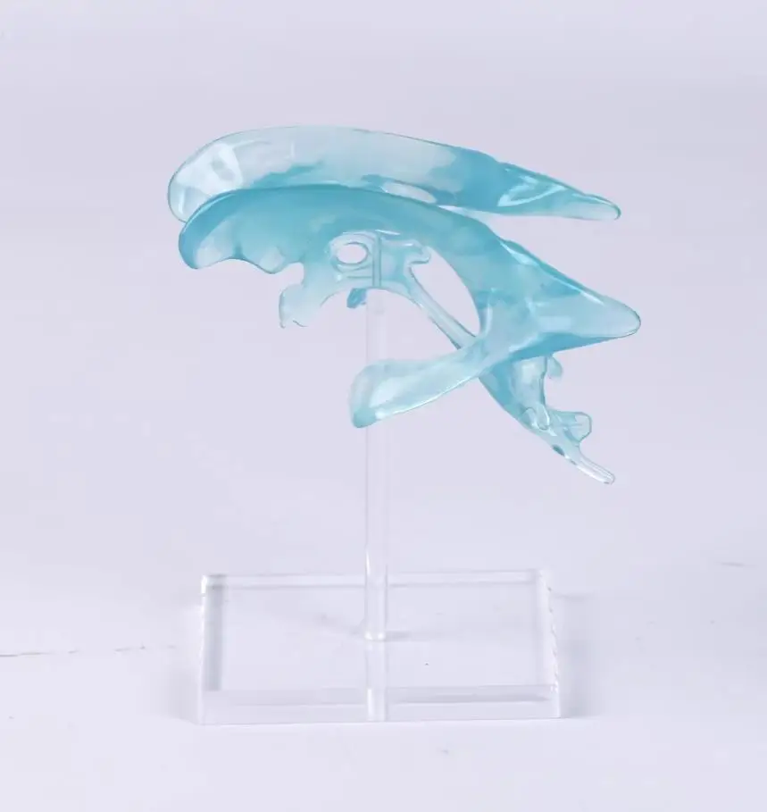 نموذج تهوية شفاف للعلوم الطبية مع قاعدة عرض هيكل تشريحي للدماغ للتدريس الطبي