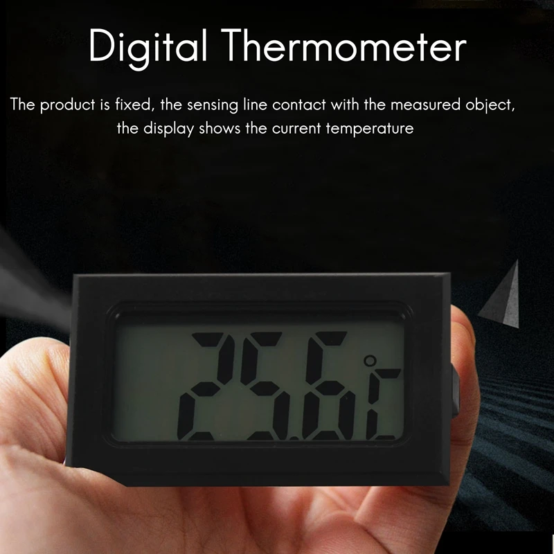 NEW Digital LCD Thermometer Temperature Gauge Probe Sensor -50°C TO +110°C Range