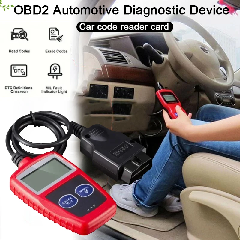 

Высококачественный автомобильный диагностический инструмент поддерживает многоязычное считывание и очистка кодов для точной обнаружения неисправностей двигателя.