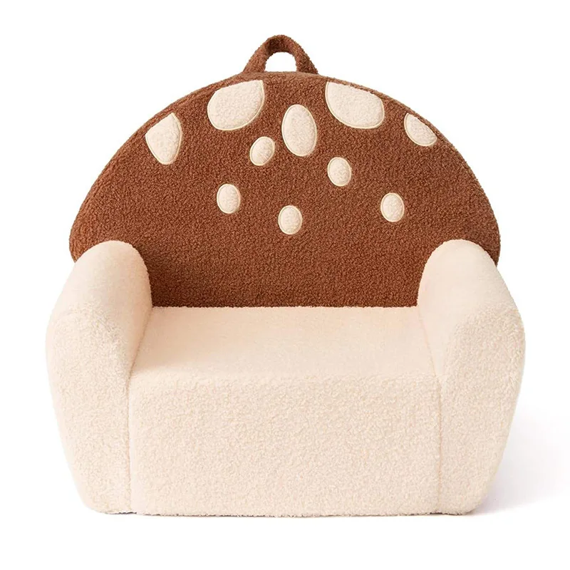 #Manufacturer Foreign Trade Children's Sofa Baby Casual Reading Lunch Break Cartoon Pillow Mushroom-shaped Small Sofa Foldable