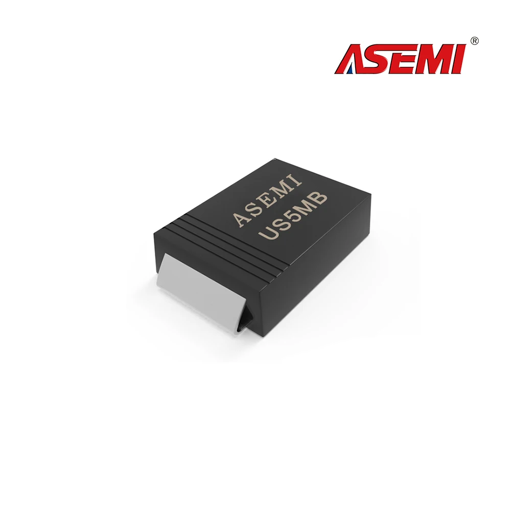 ASEMI-US5Mクイックリカバリダイオード,20個,smb,5a,1000v,新品