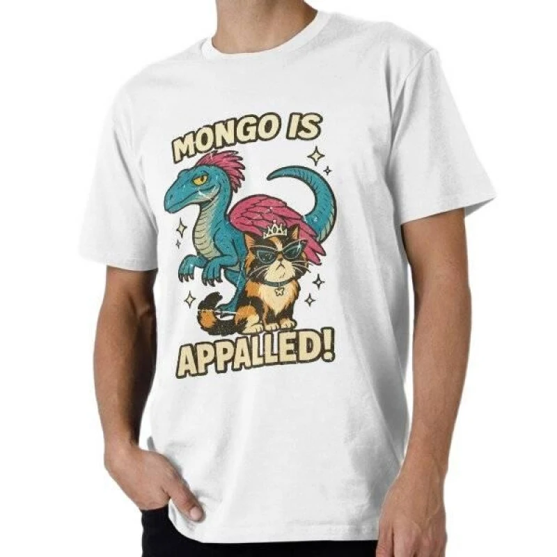 

Mongo is Appalled! Sic-Fi Dungeon Crawler Carl Anime Gift T-Shirt short sleeve Cartoon Graphic Tee Y2K clothes All size tops