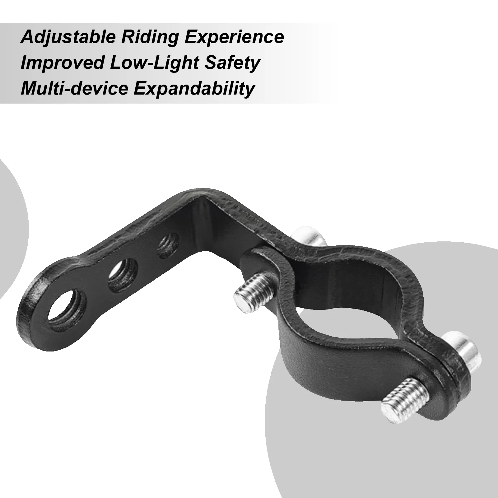

Motorcycle Mirror Bracket Motorcycle Handlebar Extension Motorbike Conversion Bracket For Headlight Phone Navigation Scooter