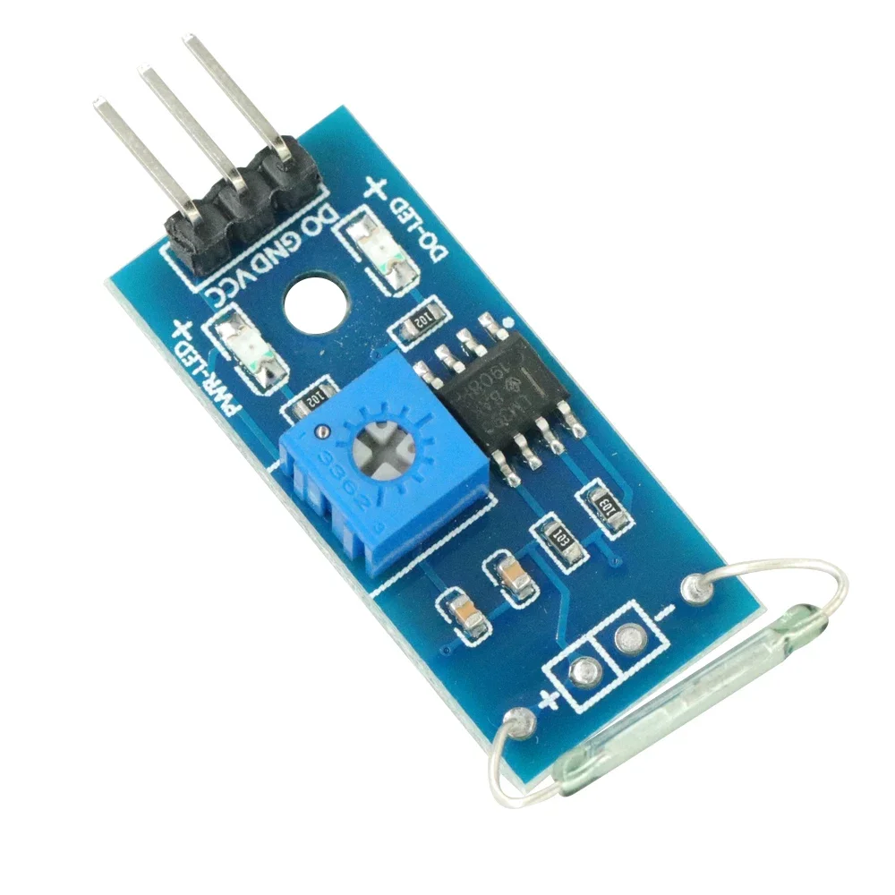 LM393 Reed Sensor Module Magnetron Module Reed Switch For Arduino Diy Kit