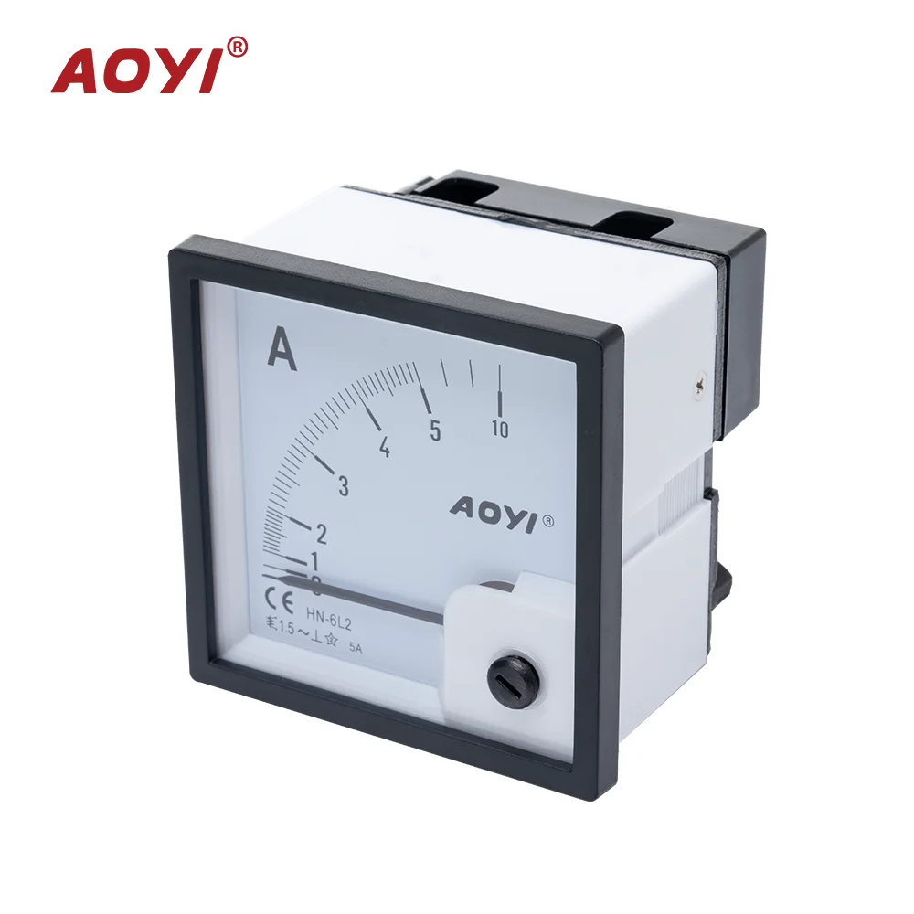 Aoyi التناظرية التيار المتناوب تردد متر HN-6L2/6C2 الفولتميتر مقياس التيار الكهربائي