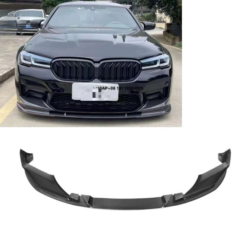 

Real Carbon Fiber 3D Style Front Splitter Lip for F90 M5 LCI 4-door 2021-IN F90 Front Bumper Lip