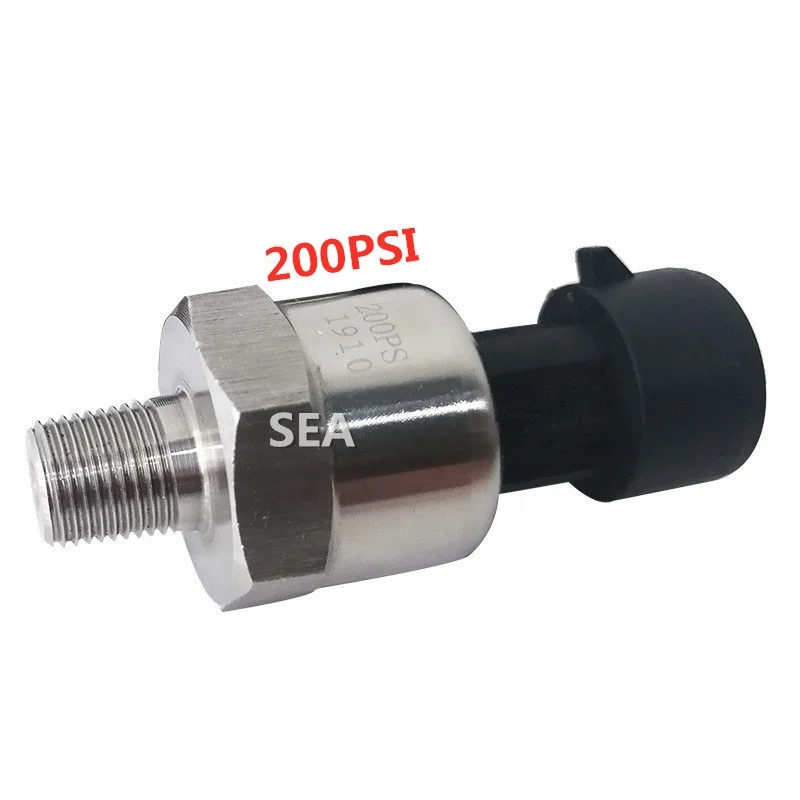 

SEA 200PSI Pressure Sensor NPT 1/8 Micro Wired Pressure Transducer for Water ga s Fuel