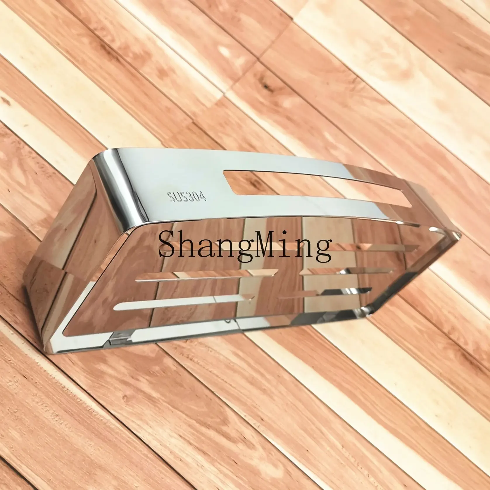

CLL stainless steel non-punching single-layer rectangular hand sanitizer rack bathroom multi-layer corner rack kitchen