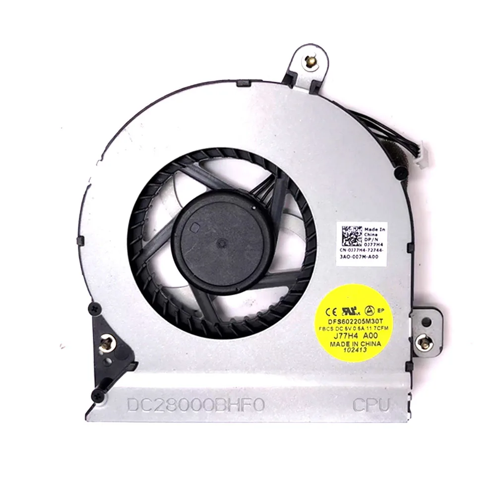 Laptop CPU Fan For Alienware M18X R2 R3 0J77H4 J77H4 DC28000BHF0 DFS602205M30T FBCS DC5V