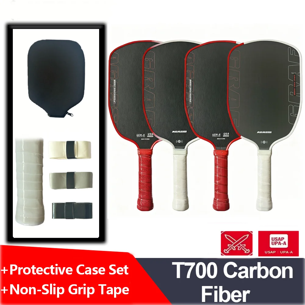 

New 16MM Pickleball Paddle USAPA Approved Honeycomb Core T700 Carbon Fiber Professional Racket Power and Spin Pickleball Racket