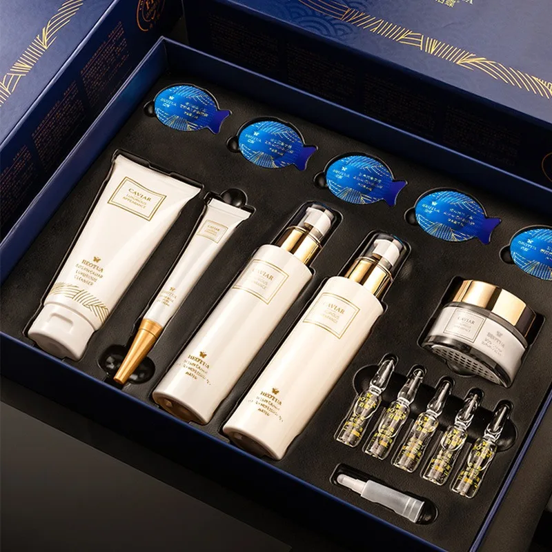 

Pro-Xylane Caviar skincare 15-piece set Reduces Fine Lines Repairs Skin Hydrates Brightens Anti-Aging Firming Skincare