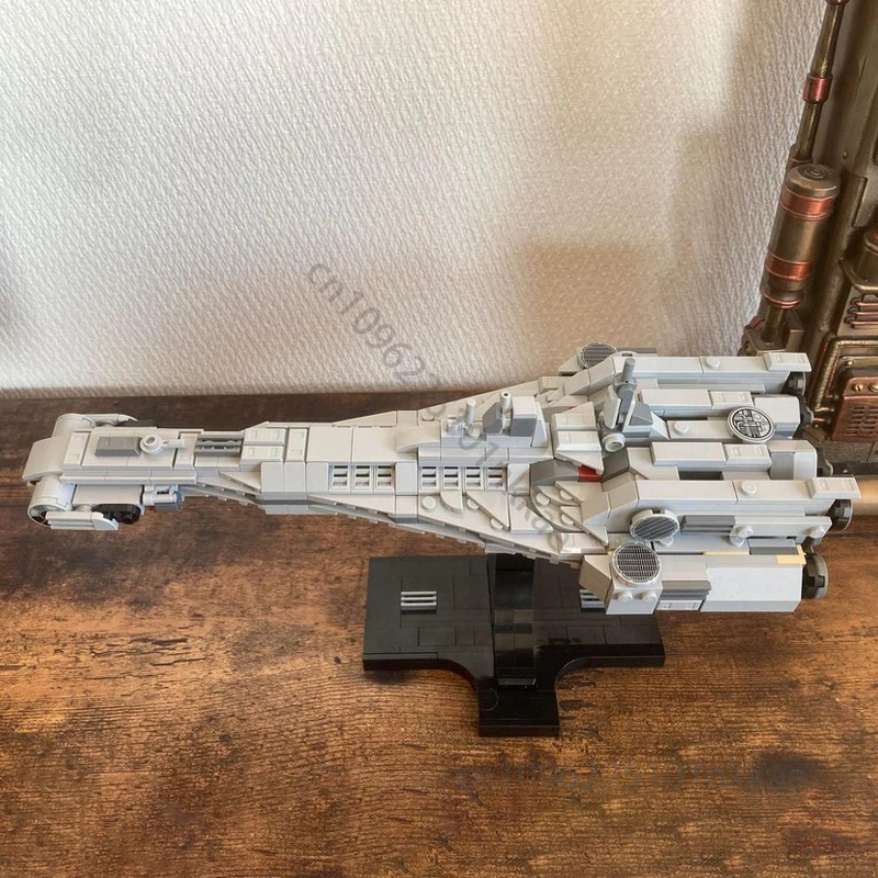 

НОВЫЙ Галактический Старкруизер Halcyon Midi Scale Star Battle MOC Космический корабль Военные строительные блоки DIY Сборка кирпича Детская игрушка в подарок