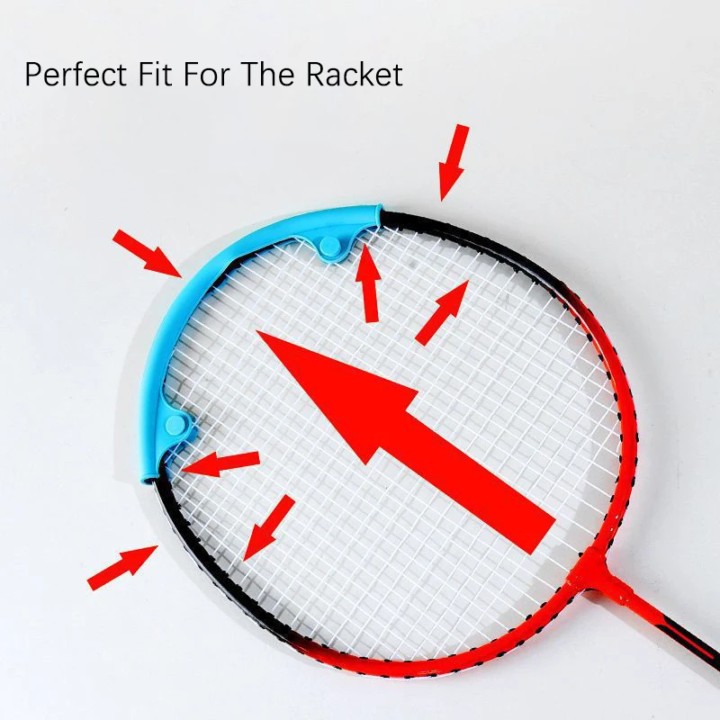 2 Stuks Racket Hoofdbeschermer Badminton Racket Draadframe Beschermhoes Gebruiksvriendelijk Beschermgereedschap Voor Badmintonliefhebbers