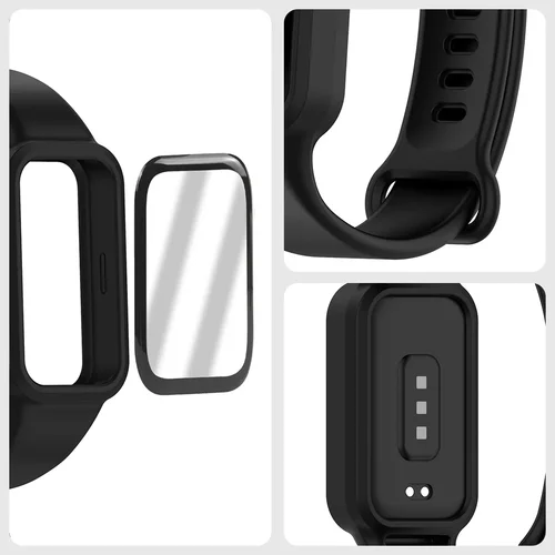Imagen 2 del producto Correa de repuesto para Xiaomi Smart Band 9, correas de reloj de silicona activa, correa para Redmi Smart Band 3, piezas de pulsera